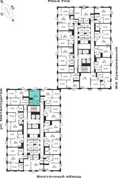 Студия квартира, вторичка, 26м2, 4/25 этаж
