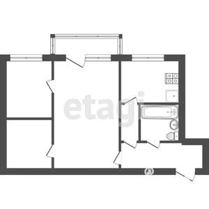 2-к квартира, вторичка, 80м2, 7/10 этаж