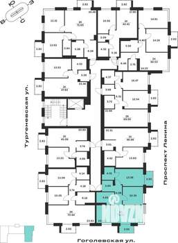 2-к квартира, вторичка, 71м2, 2/7 этаж