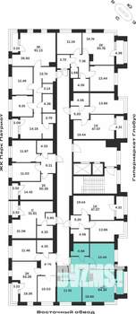 2-к квартира, вторичка, 64м2, 12/16 этаж