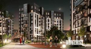 1-к квартира, строящийся дом, 48м2, 6/11 этаж