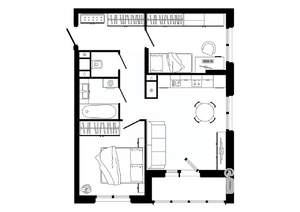 2-к квартира, строящийся дом, 60м2, 16/25 этаж