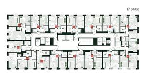 2-к квартира, вторичка, 56м2, 17/19 этаж