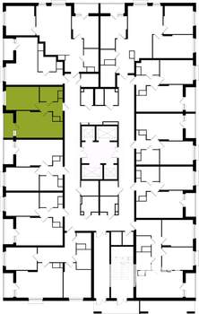 1-к квартира, вторичка, 40м2, 9/25 этаж