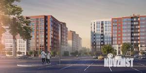 2-к квартира, строящийся дом, 70м2, 3/14 этаж