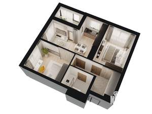 2-к квартира, вторичка, 56м2, 15/15 этаж