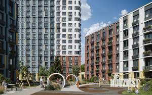 3-к квартира, строящийся дом, 75м2, 4/15 этаж