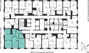 3-к квартира, вторичка, 72м2, 15/25 этаж