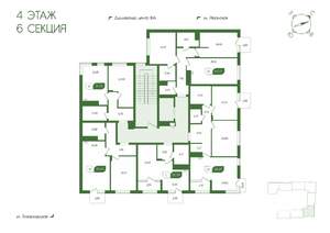 2-к квартира, вторичка, 65м2, 4/4 этаж