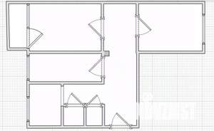 3-к квартира, вторичка, 59м2, 4/5 этаж