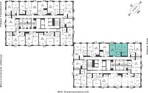 2-к квартира, вторичка, 55м2, 7/25 этаж