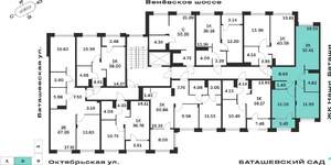 2-к квартира, вторичка, 57м2, 2/15 этаж