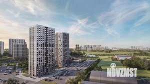 1-к квартира, строящийся дом, 46м2, 11/25 этаж
