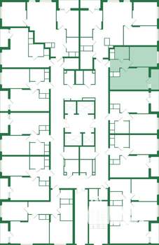 1-к квартира, вторичка, 40м2, 18/25 этаж
