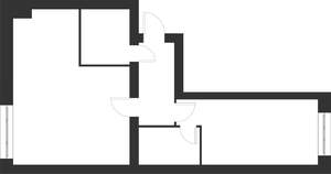 1-к квартира, вторичка, 56м2, 4/5 этаж