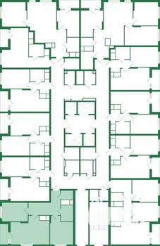 2-к квартира, вторичка, 65м2, 3/25 этаж