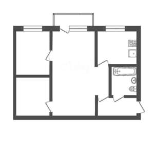 3-к квартира, вторичка, 49м2, 5/5 этаж