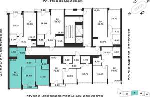 2-к квартира, вторичка, 79м2, 3/9 этаж