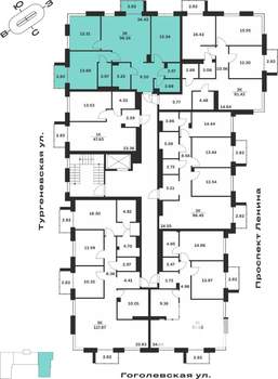 3-к квартира, вторичка, 96м2, 5/7 этаж