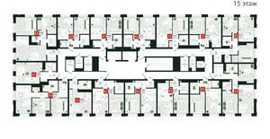 2-к квартира, вторичка, 56м2, 15/19 этаж