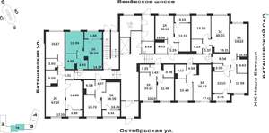 1-к квартира, вторичка, 38м2, 1/15 этаж