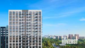 1-к квартира, строящийся дом, 45м2, 10/25 этаж