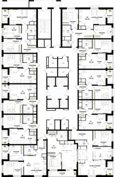 1-к квартира, вторичка, 39м2, 25/25 этаж