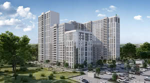 1-к квартира, строящийся дом, 30м2, 3/10 этаж