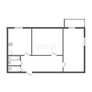 2-к квартира, вторичка, 44м2, 3/9 этаж