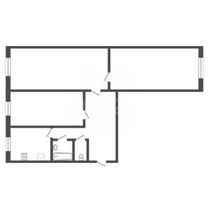 2-к квартира, вторичка, 45м2, 3/12 этаж