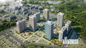 2-к квартира, строящийся дом, 62м2, 22/25 этаж
