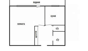 1-к квартира, вторичка, 35м2, 5/9 этаж