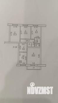 4-к квартира, вторичка, 76м2, 5/5 этаж