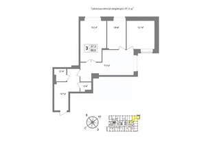 3-к квартира, вторичка, 70м2, 4/11 этаж