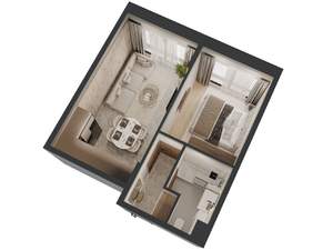 1-к квартира, вторичка, 40м2, 2/10 этаж