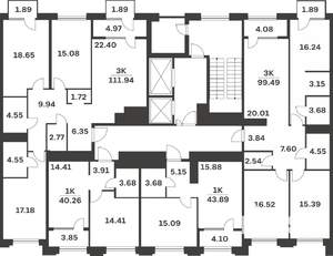 3-к квартира, вторичка, 99м2, 6/10 этаж