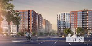 2-к квартира, строящийся дом, 60м2, 8/9 этаж