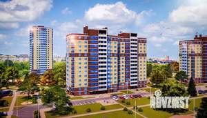 3-к квартира, строящийся дом, 75м2, 3/14 этаж