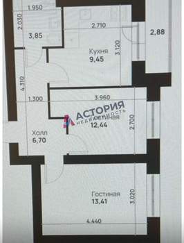 2-к квартира, вторичка, 46м2, 3/5 этаж
