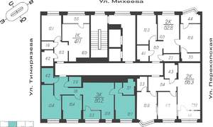 3-к квартира, вторичка, 80м2, 3/24 этаж