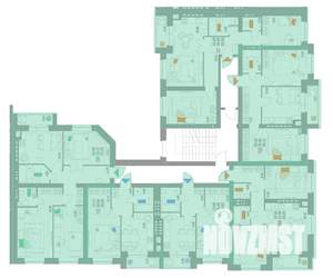 2-к квартира, строящийся дом, 56м2, 5/5 этаж