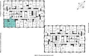 2-к квартира, вторичка, 60м2, 14/25 этаж