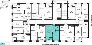 1-к квартира, вторичка, 41м2, 15/15 этаж