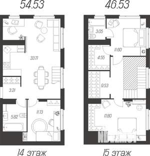 3-к квартира, вторичка, 101м2, 14/16 этаж