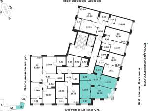 2-к квартира, вторичка, 59м2, 2/15 этаж