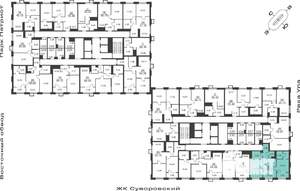 2-к квартира, вторичка, 61м2, 4/25 этаж