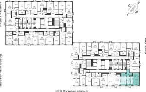 2-к квартира, вторичка, 60м2, 24/25 этаж
