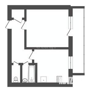 1-к квартира, вторичка, 36м2, 5/5 этаж
