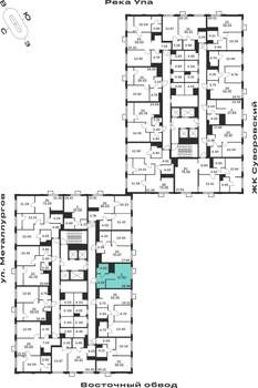 Студия квартира, строящийся дом, 28м2, 14/25 этаж