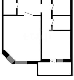 1-к квартира, вторичка, 44м2, 2/17 этаж
